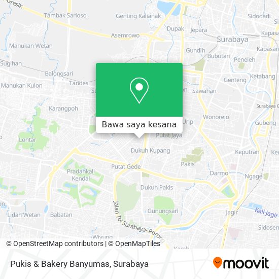 Peta Pukis & Bakery Banyumas