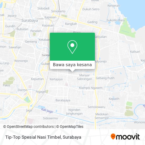 Peta Tip-Top Spesial Nasi Timbel