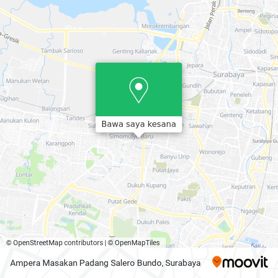 Peta Ampera Masakan Padang Salero Bundo