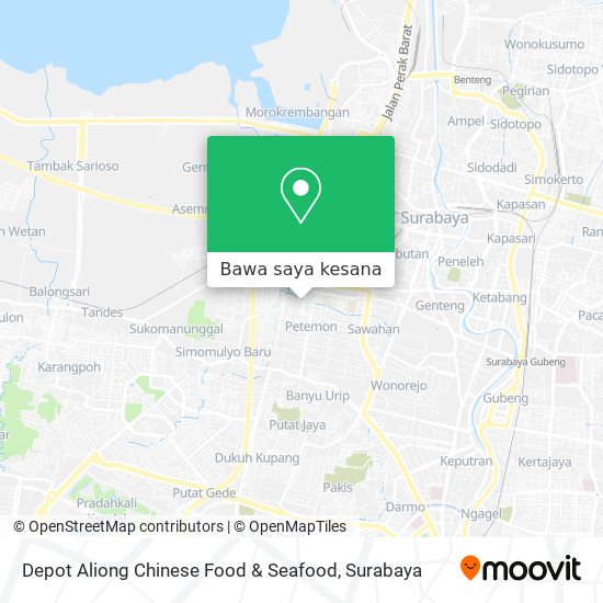 Peta Depot Aliong Chinese Food & Seafood