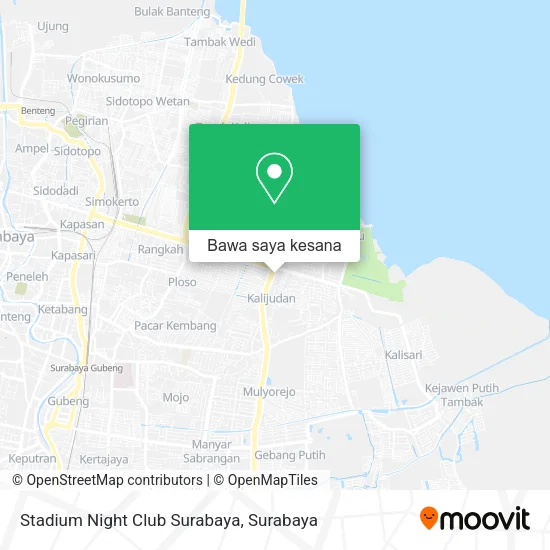 Peta Stadium Night Club Surabaya