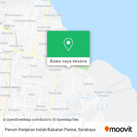 Peta Perum Kenjeran Indah-Babatan Pantai