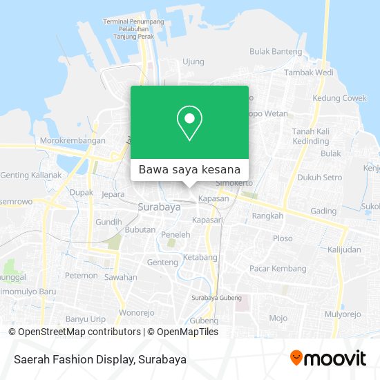 Peta Saerah Fashion Display