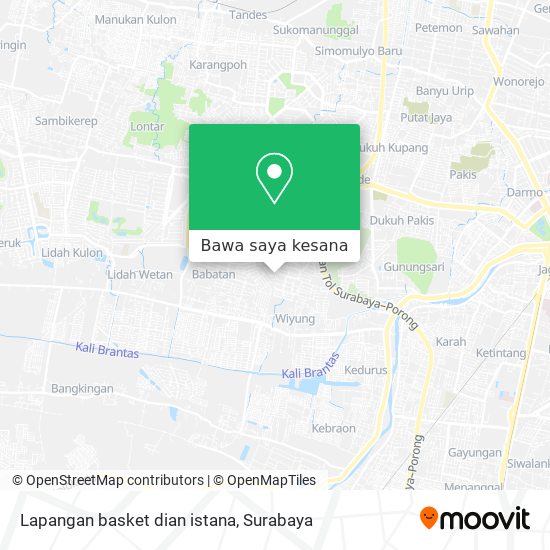 Peta Lapangan basket dian istana