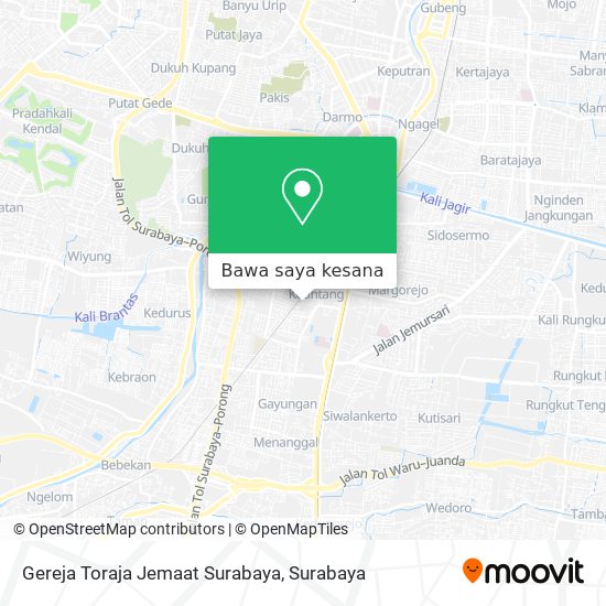 Peta Gereja Toraja Jemaat Surabaya