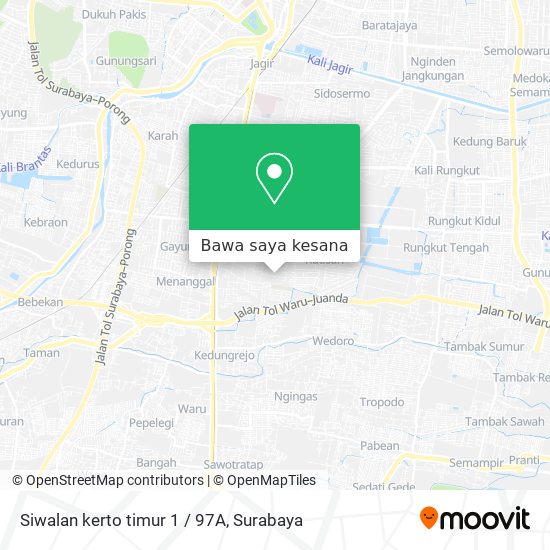 Peta Siwalan kerto timur 1 / 97A