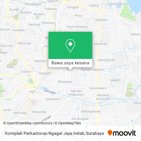Peta Komplek Perkantoran Ngagel Jaya Indah