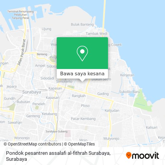 Peta Pondok pesantren assalafi al-fithrah Surabaya