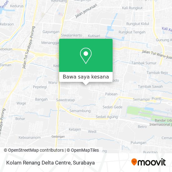 Peta Kolam Renang Delta Centre
