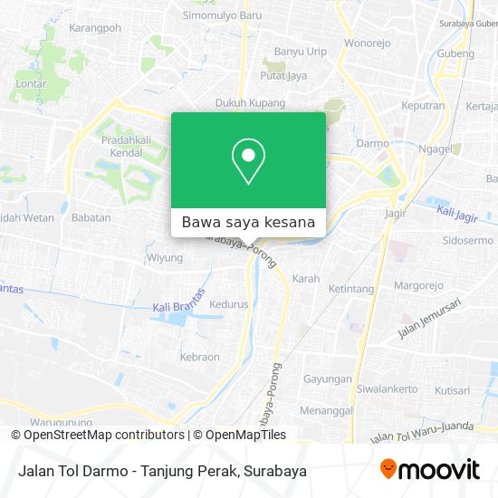 Peta Jalan Tol Darmo - Tanjung Perak