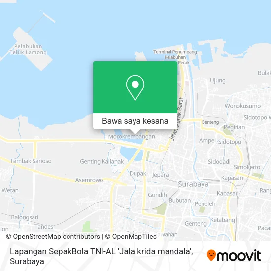 Peta Lapangan SepakBola TNI-AL 'Jala krida mandala'