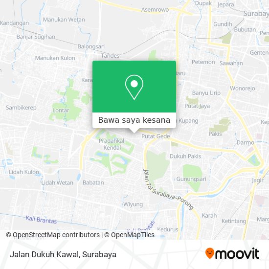 Peta Jalan Dukuh Kawal