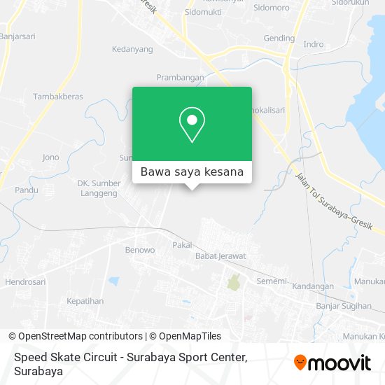 Peta Speed Skate Circuit - Surabaya Sport Center