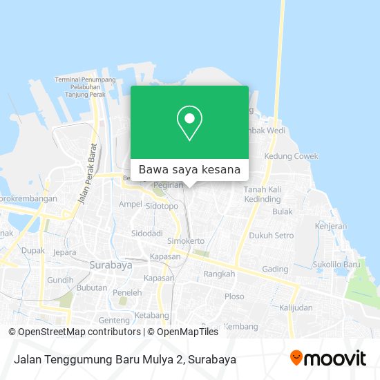 Peta Jalan Tenggumung Baru Mulya 2