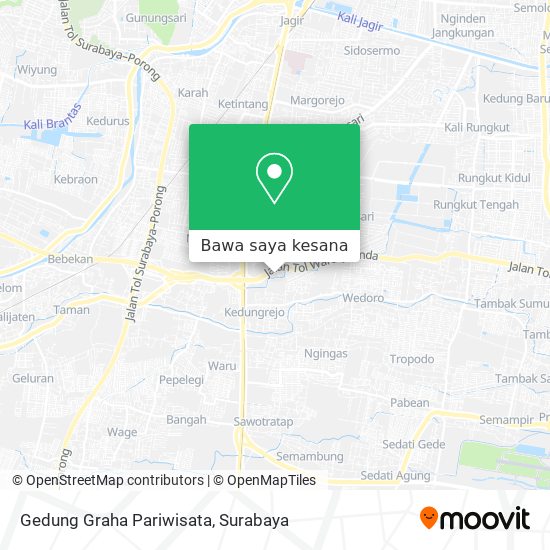 Peta Gedung Graha Pariwisata
