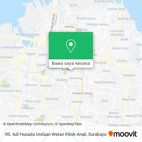 Peta RS. Adi Husada Undaan Wetan Klinik Anak