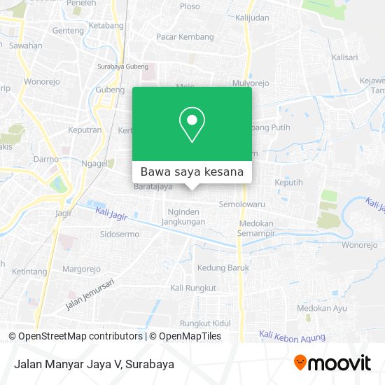 Peta Jalan Manyar Jaya V