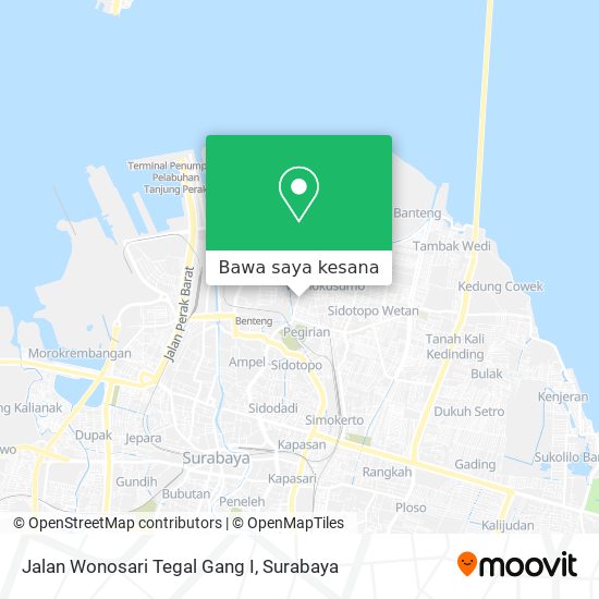 Peta Jalan Wonosari Tegal Gang I