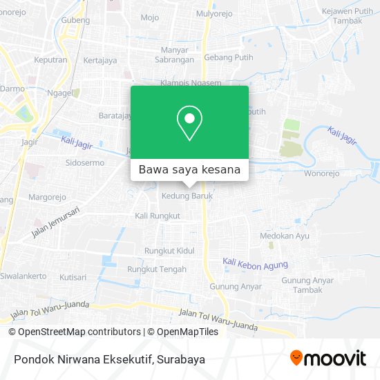 Peta Pondok Nirwana Eksekutif