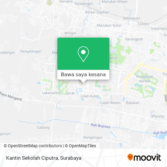 Peta Kantin Sekolah Ciputra
