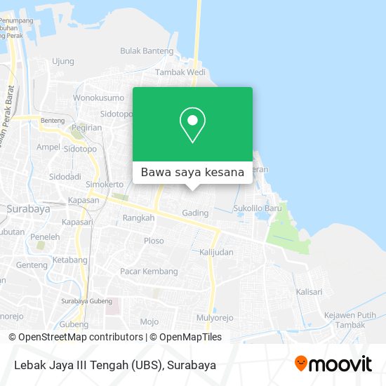 Peta Lebak Jaya III Tengah (UBS)