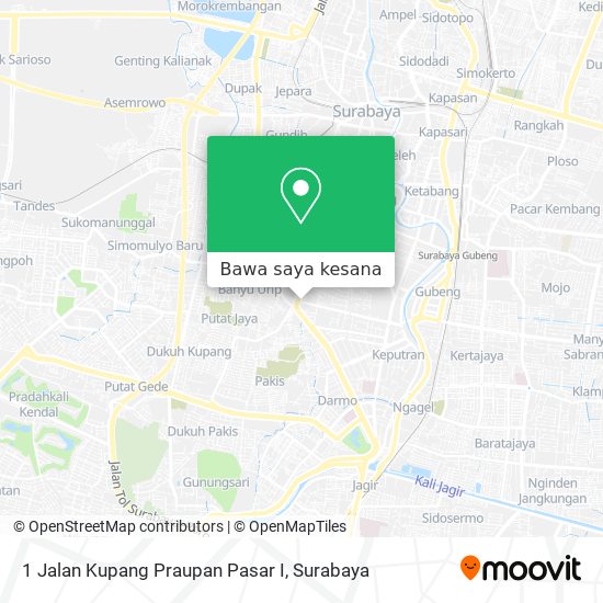 Peta 1 Jalan Kupang Praupan Pasar I