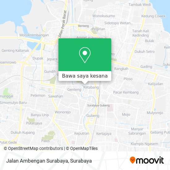 Peta Jalan Ambengan Surabaya