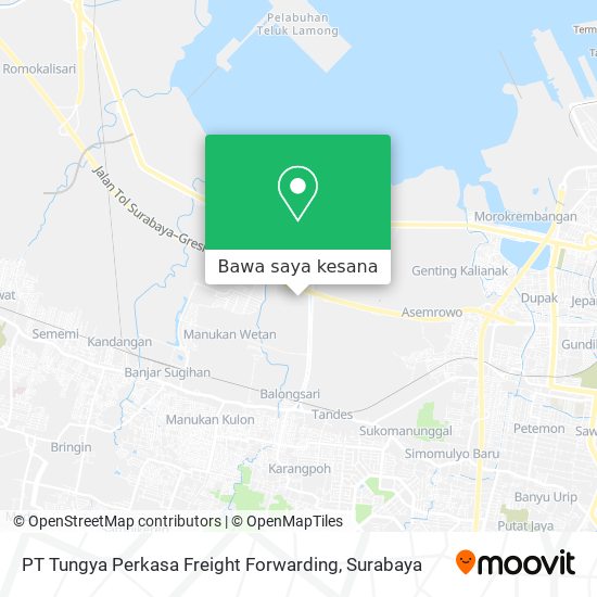 Peta PT Tungya Perkasa Freight Forwarding