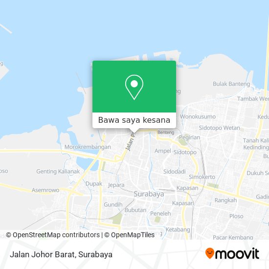 Peta Jalan Johor Barat