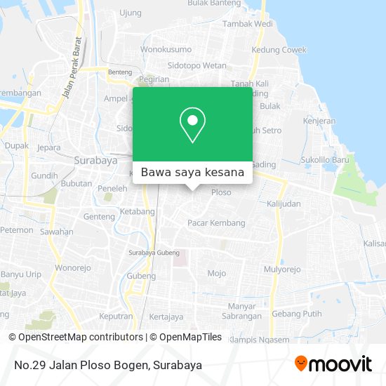 Peta No.29 Jalan Ploso Bogen