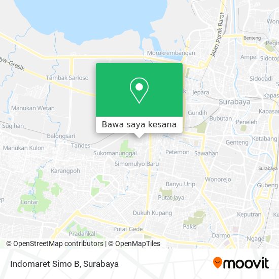 Peta Indomaret Simo B