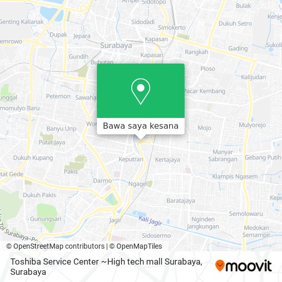 Peta Toshiba Service Center ~High tech mall Surabaya