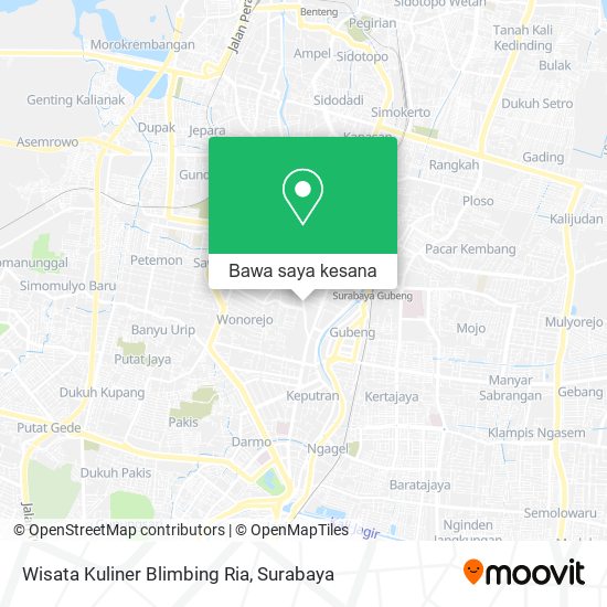 Peta Wisata Kuliner Blimbing Ria