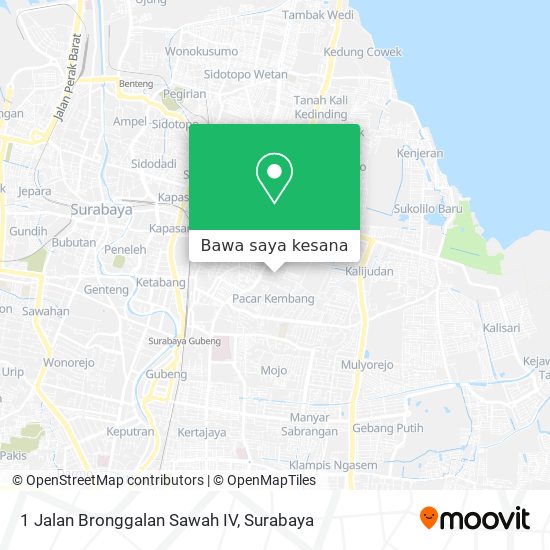 Peta 1 Jalan Bronggalan Sawah IV