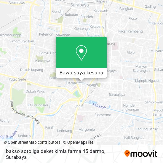 Peta bakso soto iga deket kimia farma 45 darmo