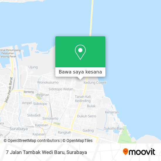 Peta 7 Jalan Tambak Wedi Baru