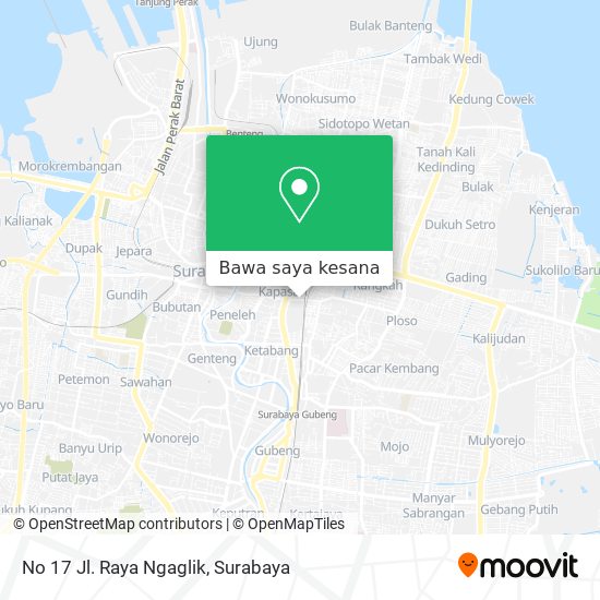 Peta No 17 Jl. Raya Ngaglik