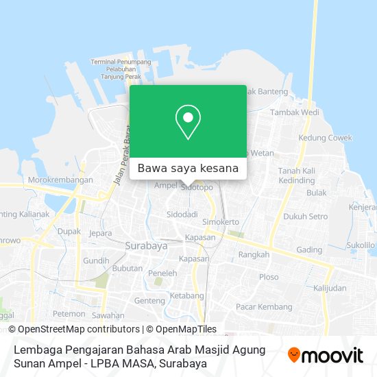 Peta Lembaga Pengajaran Bahasa Arab Masjid Agung Sunan Ampel - LPBA MASA