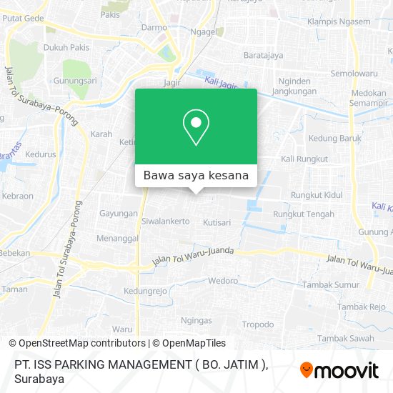 Peta PT. ISS PARKING MANAGEMENT ( BO. JATIM )