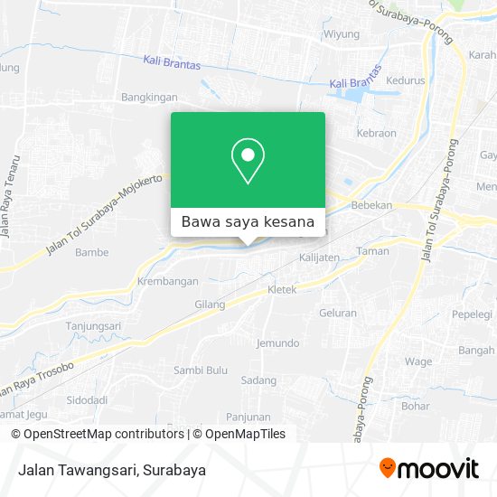 Peta Jalan Tawangsari