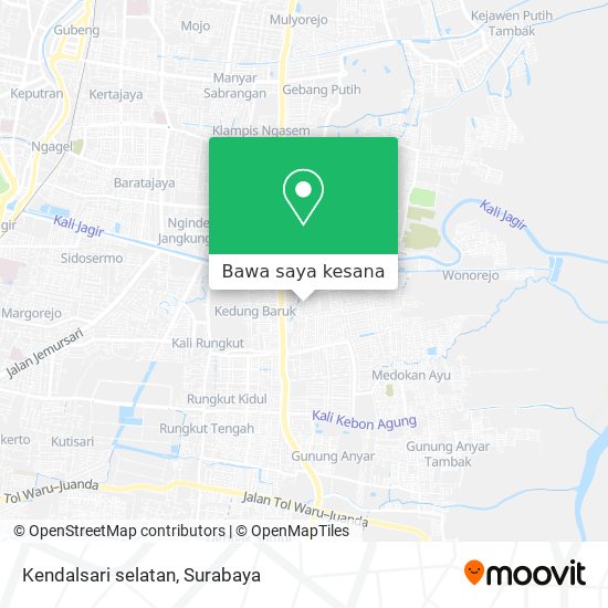 Peta Kendalsari selatan