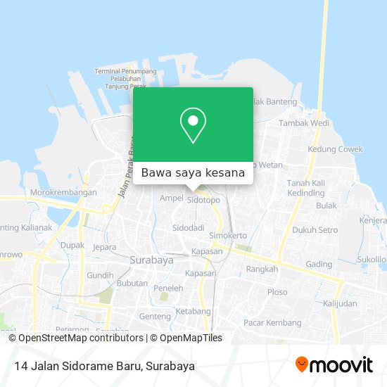 Peta 14 Jalan Sidorame Baru