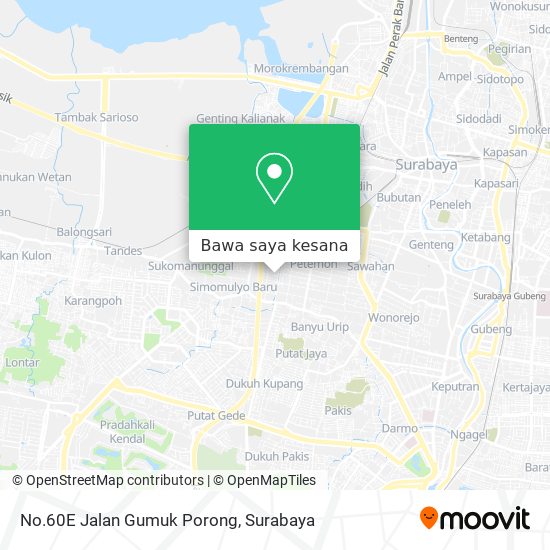 Peta No.60E Jalan Gumuk Porong