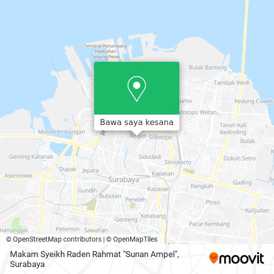 Peta Makam Syeikh Raden Rahmat "Sunan Ampel"