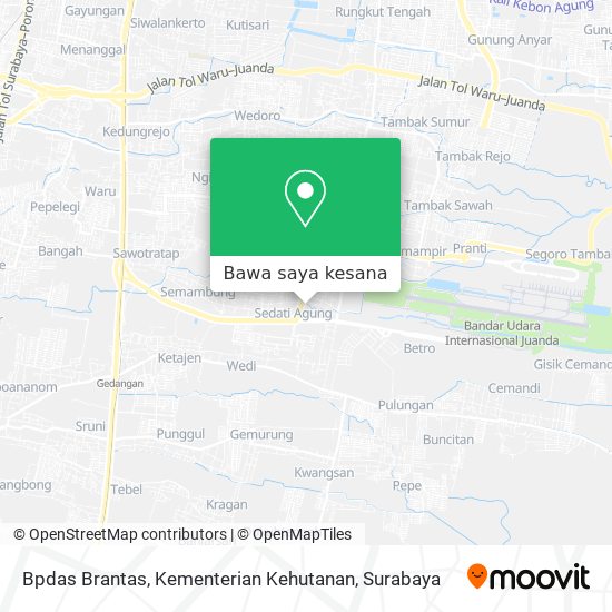 Peta Bpdas Brantas, Kementerian Kehutanan