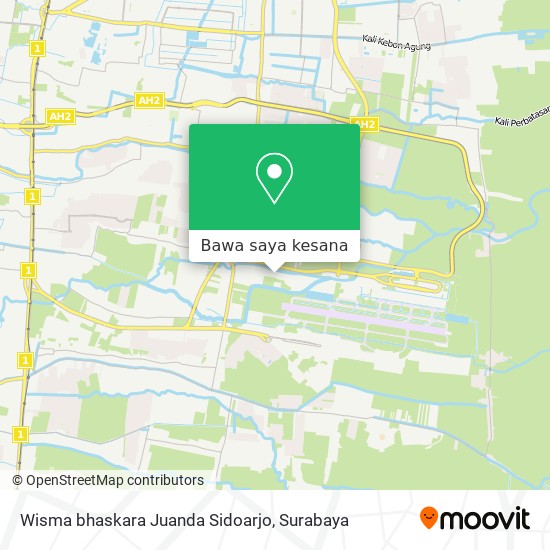 Peta Wisma bhaskara Juanda Sidoarjo