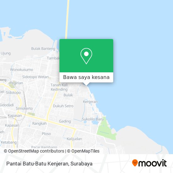 Peta Pantai Batu-Batu Kenjeran