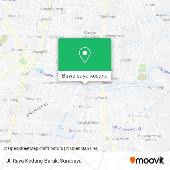 Peta Jl. Raya Kedung Baruk