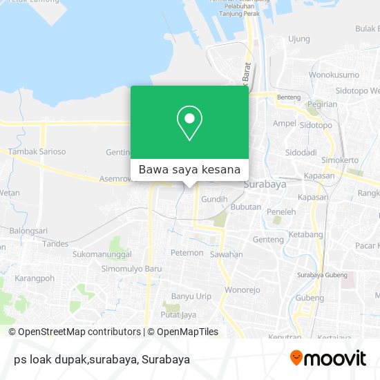 Peta ps loak dupak,surabaya