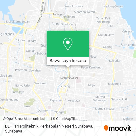Peta DD-114 Politeknik Perkapalan Negeri Surabaya